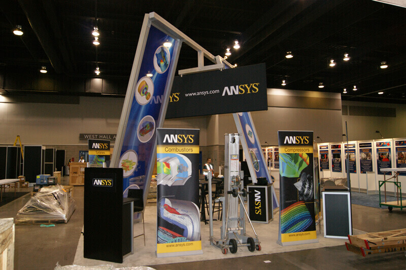 Ansys Trade Show Booth Rentals