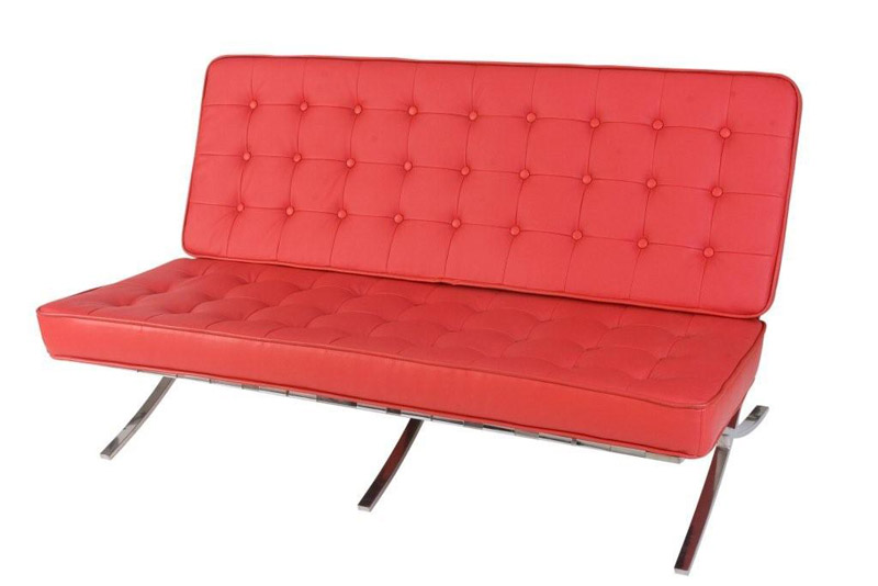 SS-33 Vancouver Red Love Seat Furniture Rental
                    