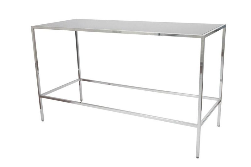 COMM 1 72X30X42IN Communal Table White PLEXI Furniture Rental